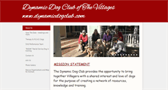 Desktop Screenshot of dynamicdogclub.com